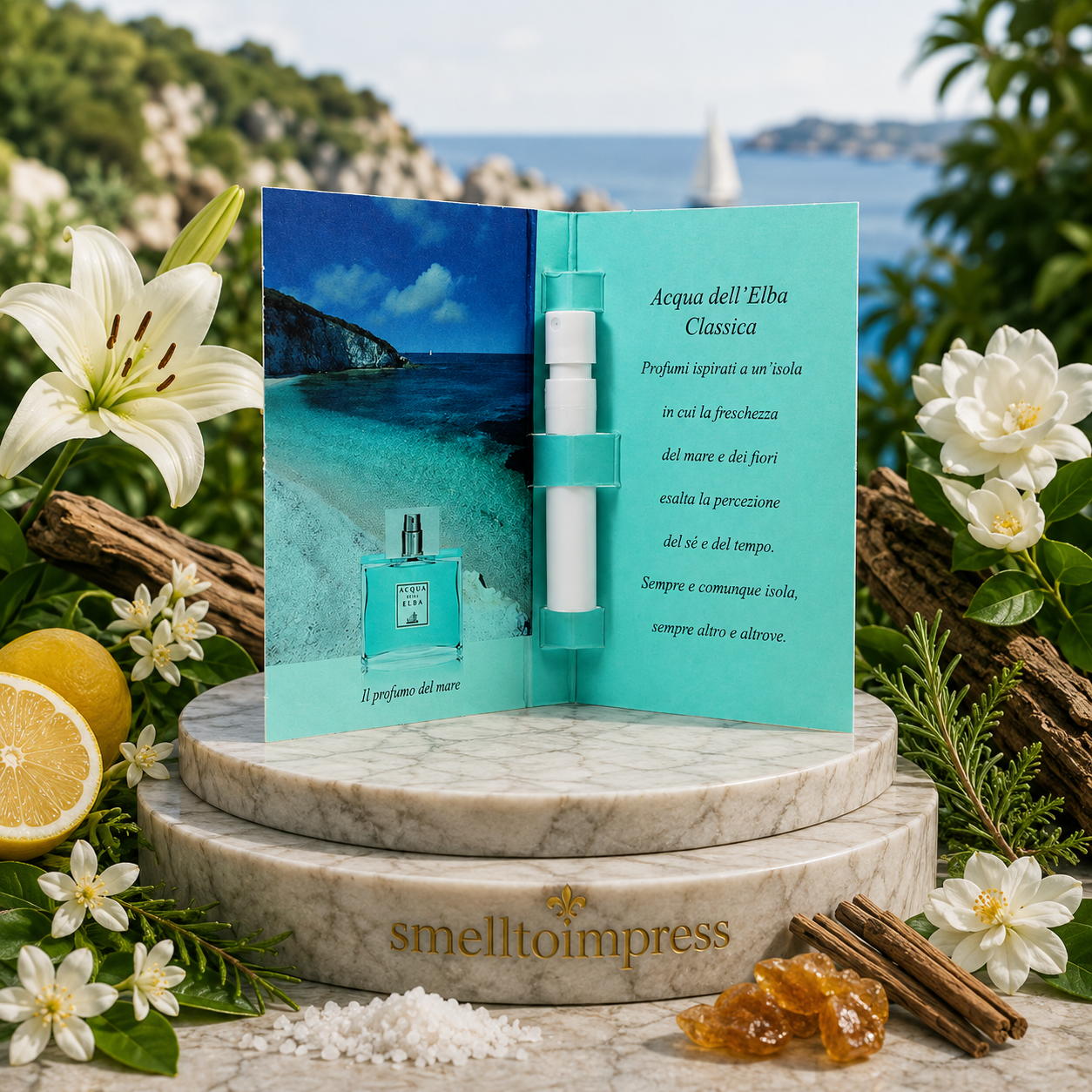 Acqua dell' Elba Classica hivatalos parfümminta 1,2 ml 0,04 fl. oz képe