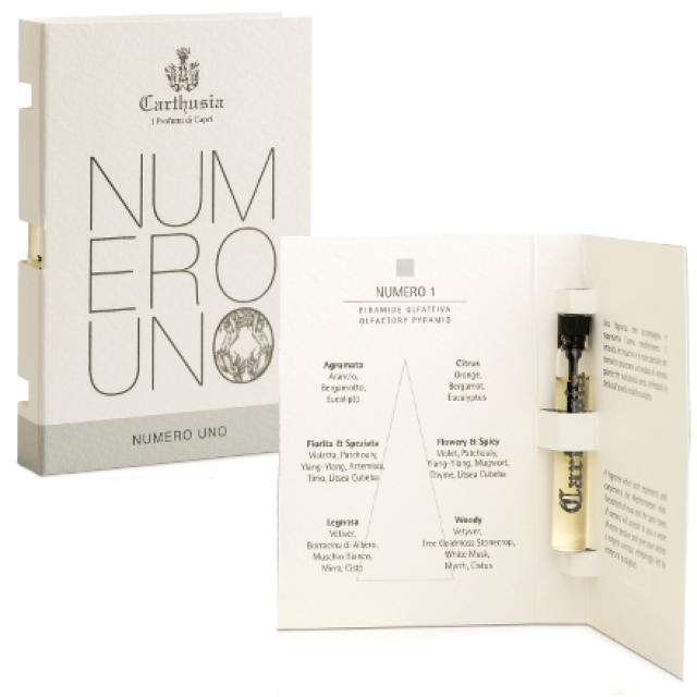 Carthusia Numero Uno 2ml 0,06 oz hivatalos parfüm minta parfüm teszter
