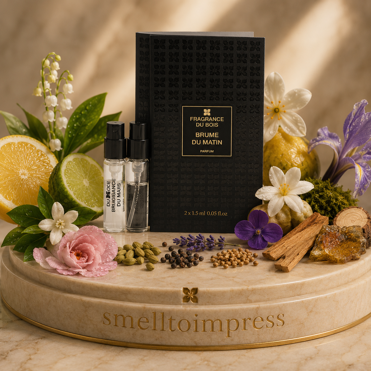 Fragrance Du Bois Brume Du Matin 1,5 ml 0,05 fl. oz. hivatalos parfümminta képe