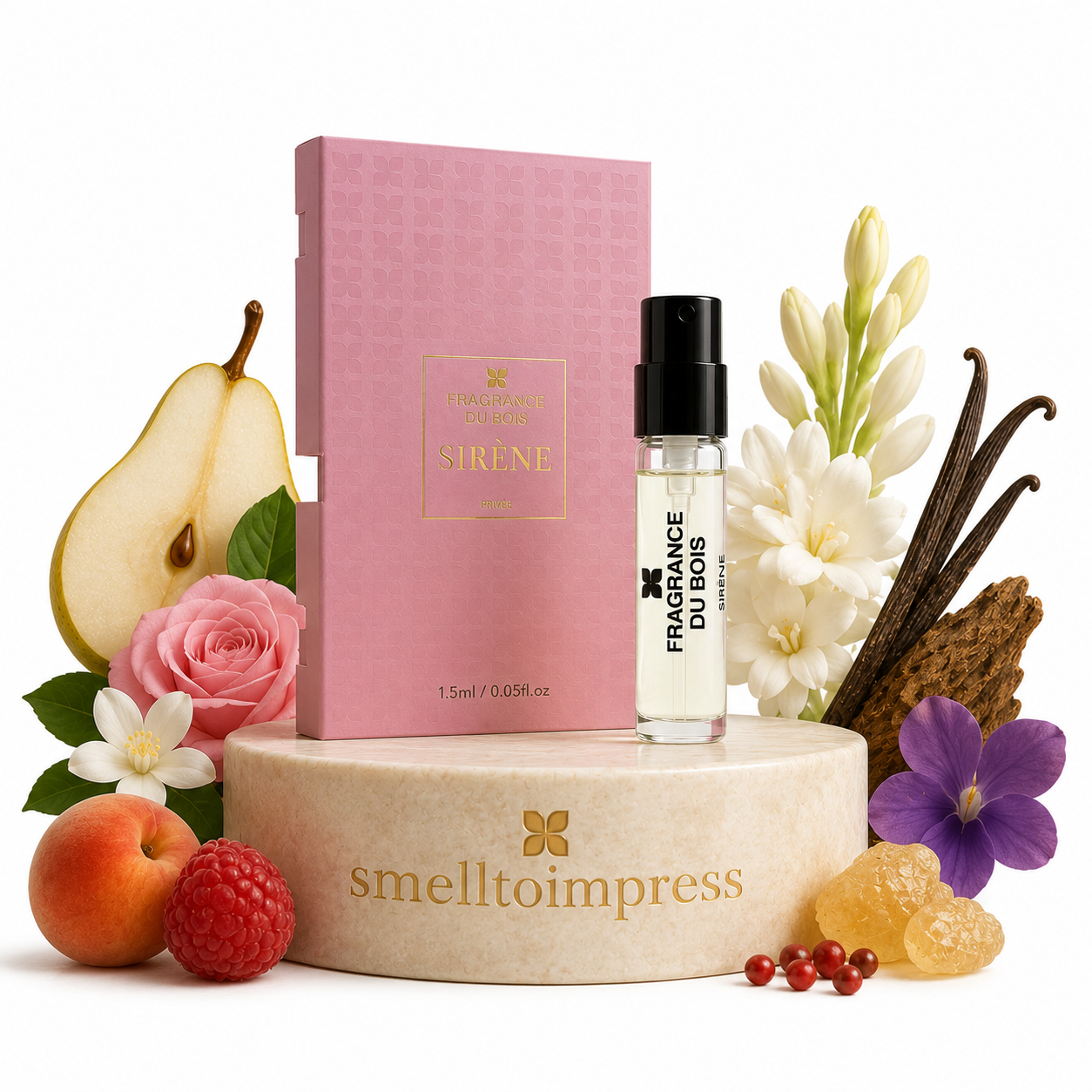 Fragrance Du Bois Sirene Privee 1,5 ml 0,05 fl. oz. hivatalos parfümminta