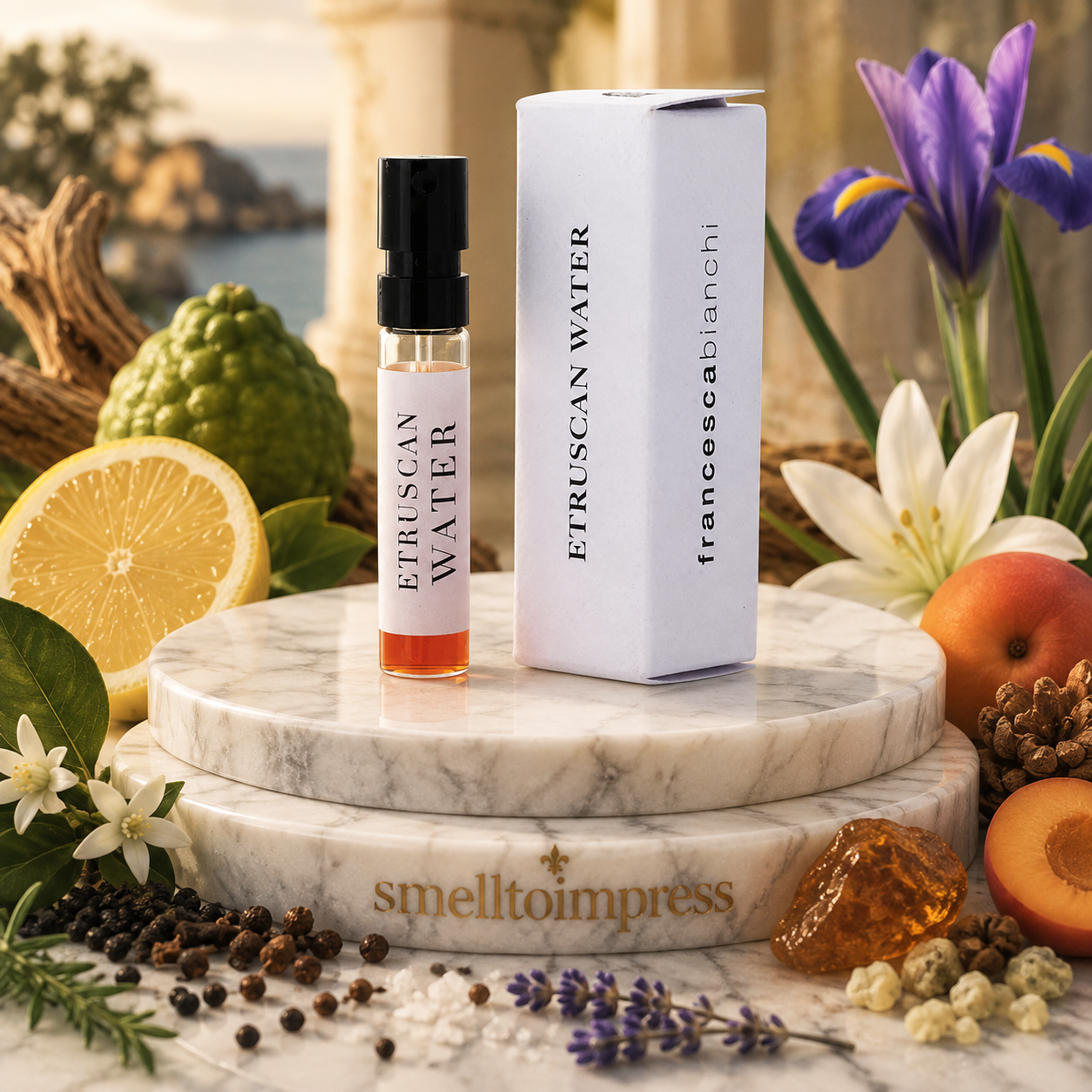 Francesca Bianchi Etruscan Water hivatalos parfümminta 1,5 ml 0,07 fl. oz képe