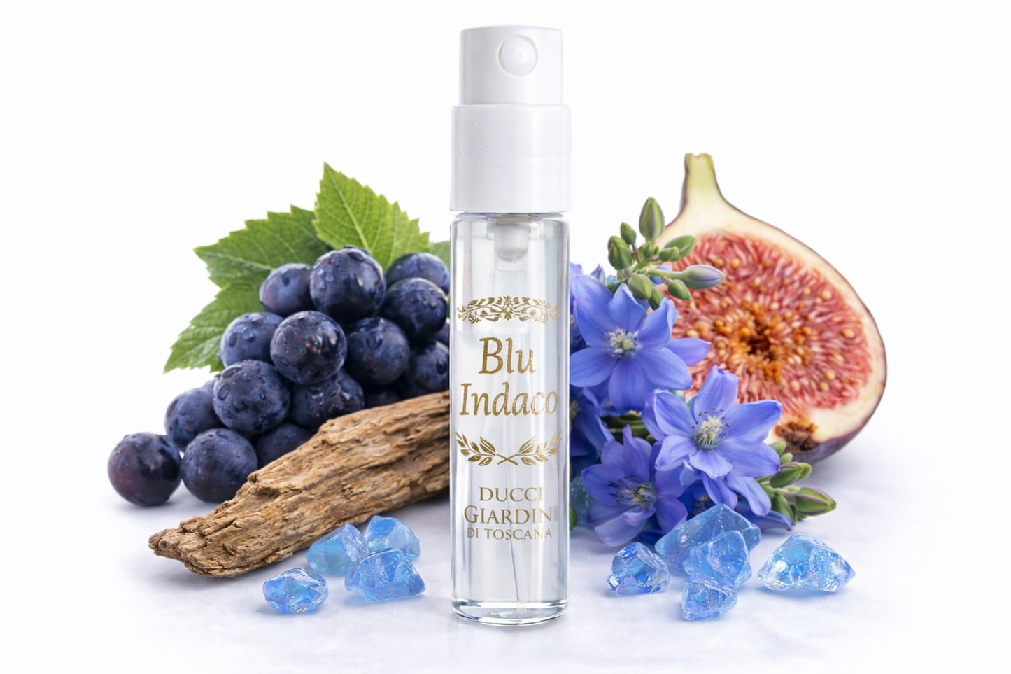 kép a Giardini di Toscana Blu Indaco hivatalos parfüm minta 2ml 0,06 fl. oz.