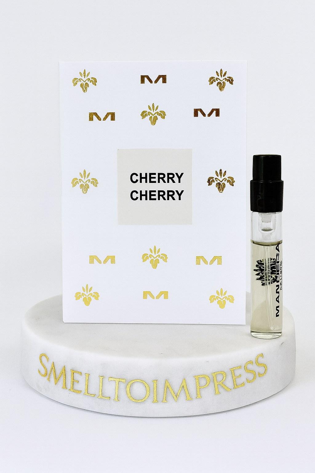 MANCERA Cherry Cherry Eau de Parfum 0,06 fl. oz. 2 ml hivatalos parfümminta a smelltoimpress luxus márványállványán