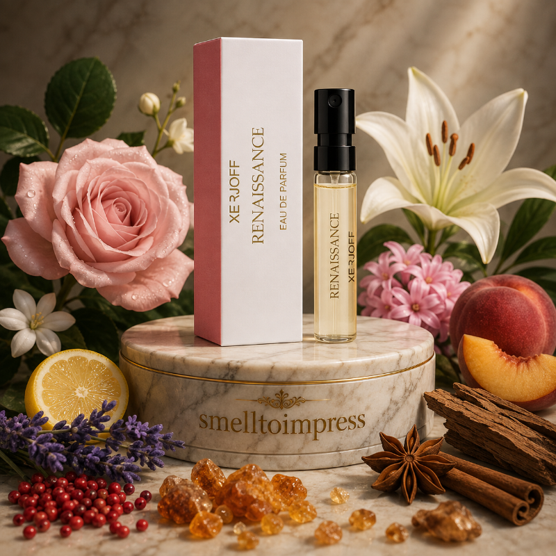XERJOFF RENAISSANCE 2 ml 0,06 fl. oz. hivatalos parfümminta illat teszter képe