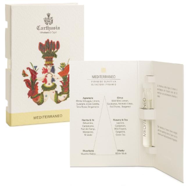 hivatalos Carthusia parfüm minta Carthusia Mediterraneo méret 2ml 0,06 oz.