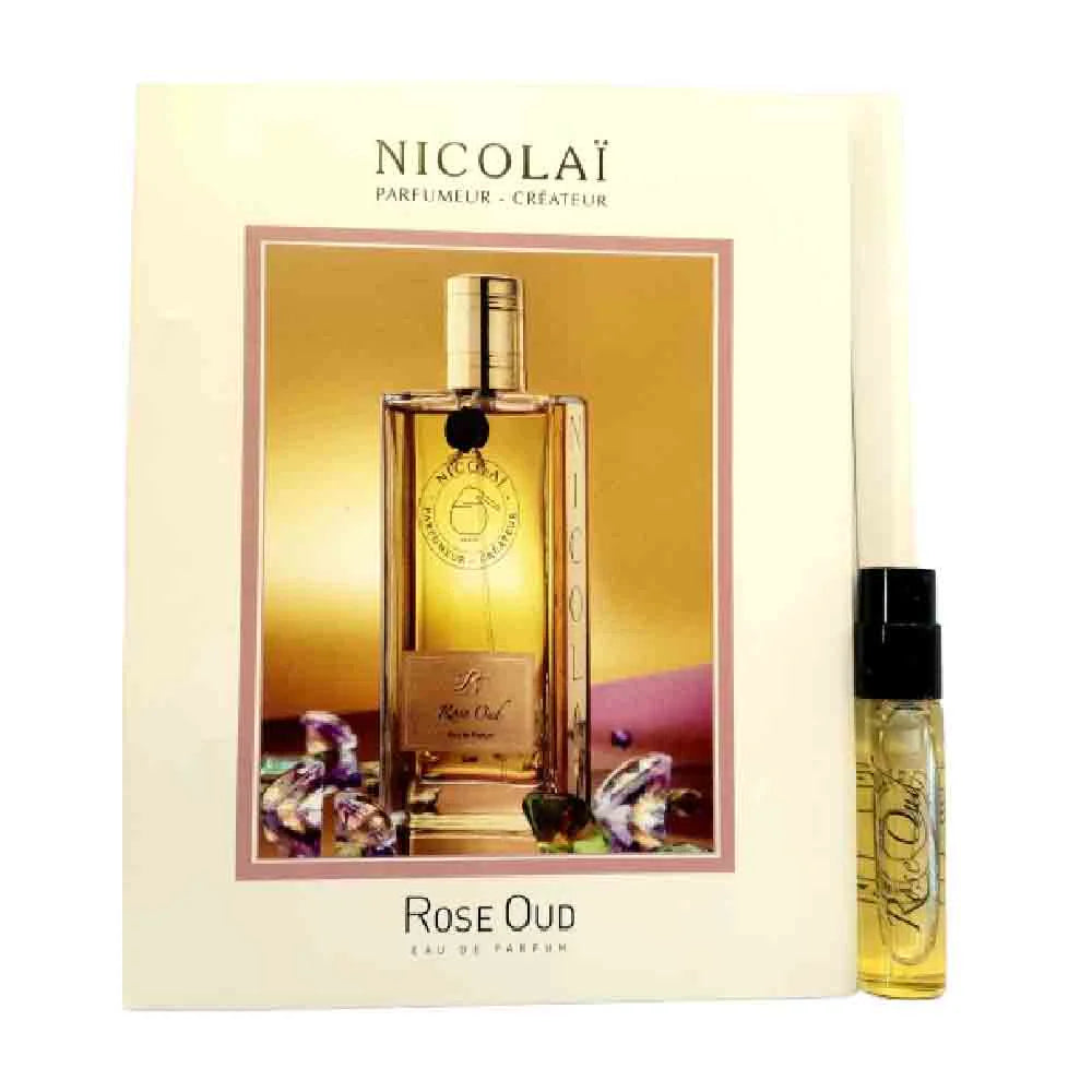Nicolai Rose Oud parfüm hivatalos minták 1,8 ml 0,07 oz.