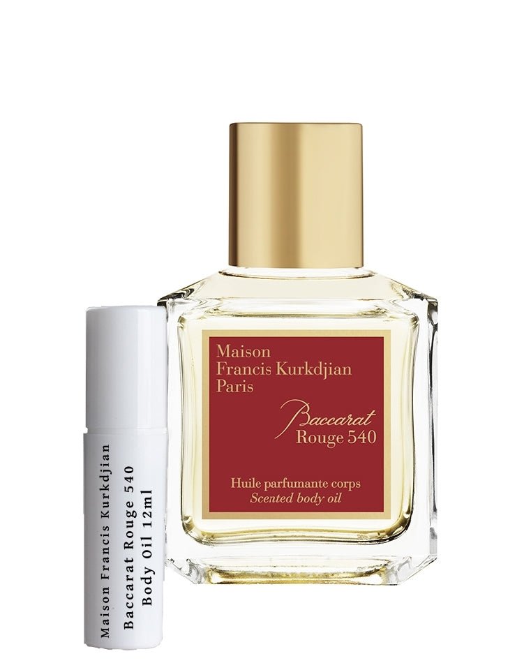 Maison Francis Kurkdjian Baccarat Rouge 540 testolaj utazóparfüm 12ml