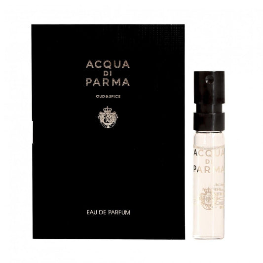 Acqua Di Parma Oud & Spice 1,5 ml 0,05 fl. oz. hivatalos parfüm minták, Acqua Di Parma Oud & Spice 1,5 ml 0,05 fl. oz. hivatalos illatminta