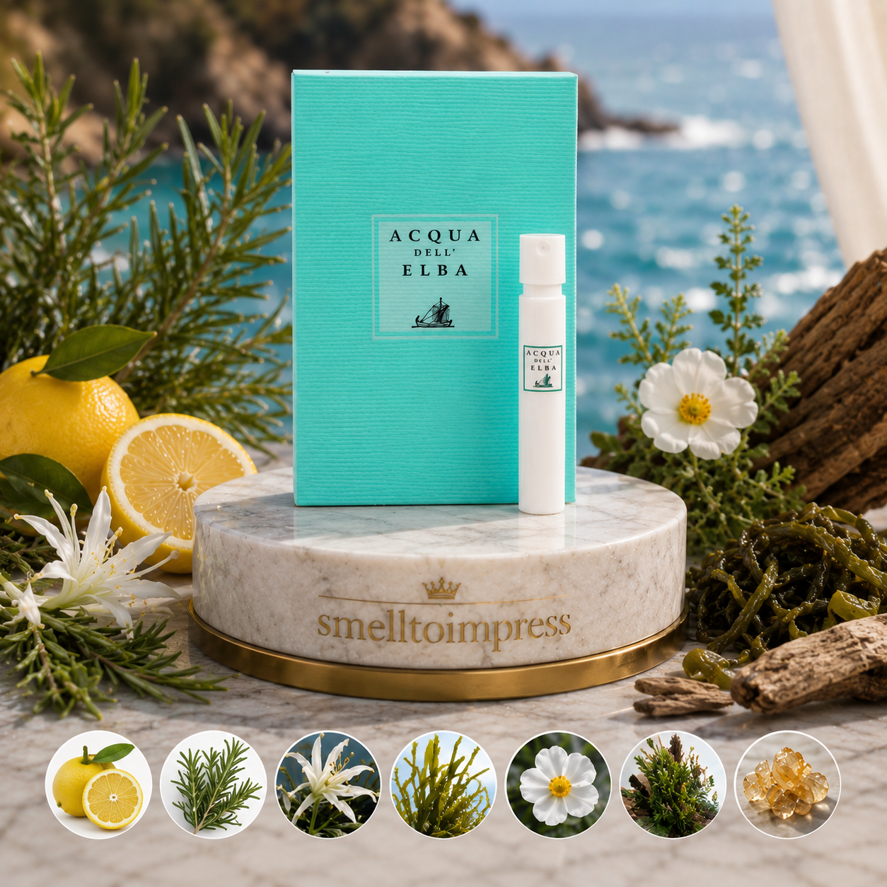 Akva dell Elba Home Mare hivatalos parfümminta 1,2 ml 0,04 fl. oz