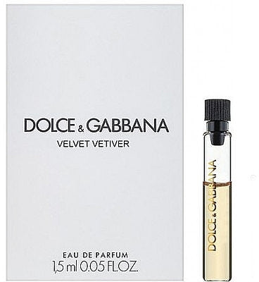 Dolce & Gabbana VELVET Vetiver 1,5 ML hivatalos parfümminta
