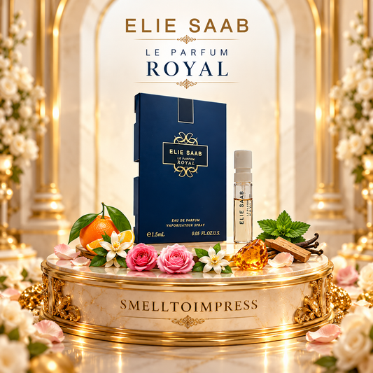 Elie Saab Le Parfum Royal hivatalos parfümminta képe a Smelltoimpress-től, 1,5 ml