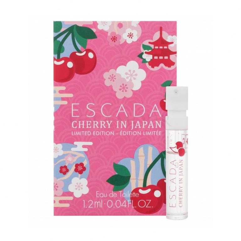Escada Cherry Japánban limitált kiadás 1,2 ml 0,04 fl. oz. hivatalos parfümminták