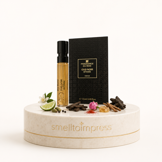 Fragrance du Bois Oud Noir Intense 1,5 ml 0,05 fl. oz. hivatalos parfümminta