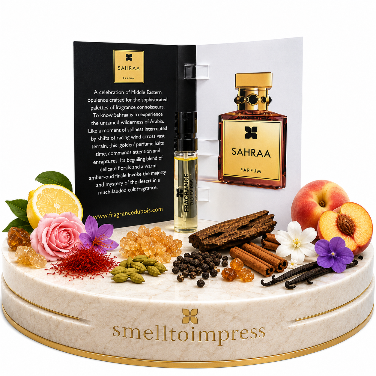 Fragrance Du Bois Sahraa 1,5 ml 0,05 fl. oz. hivatalos parfümminta képe