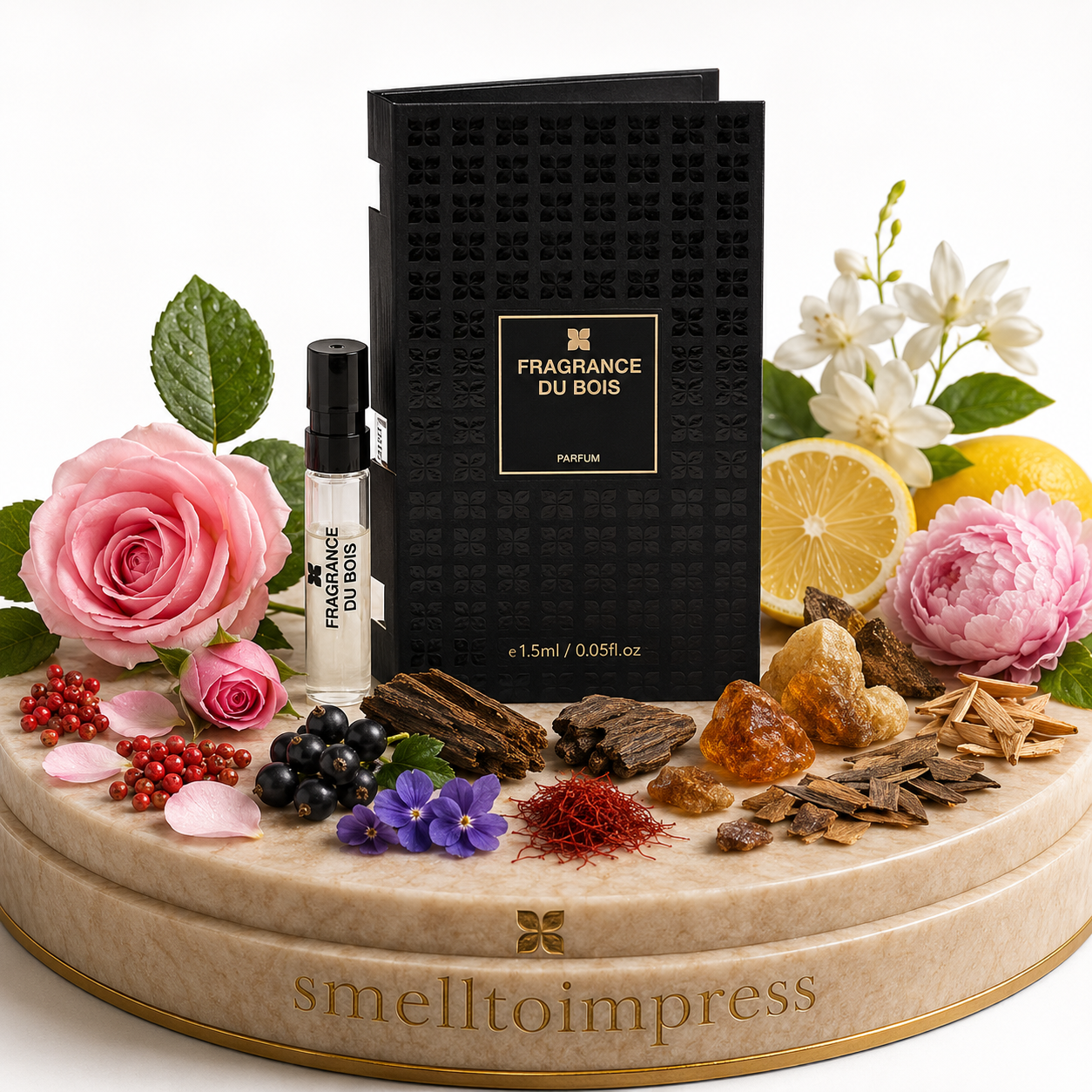Fragrance Du Bois Siberian Rose 1,5 ml 0,05 fl. oz. hivatalos parfümminta képe