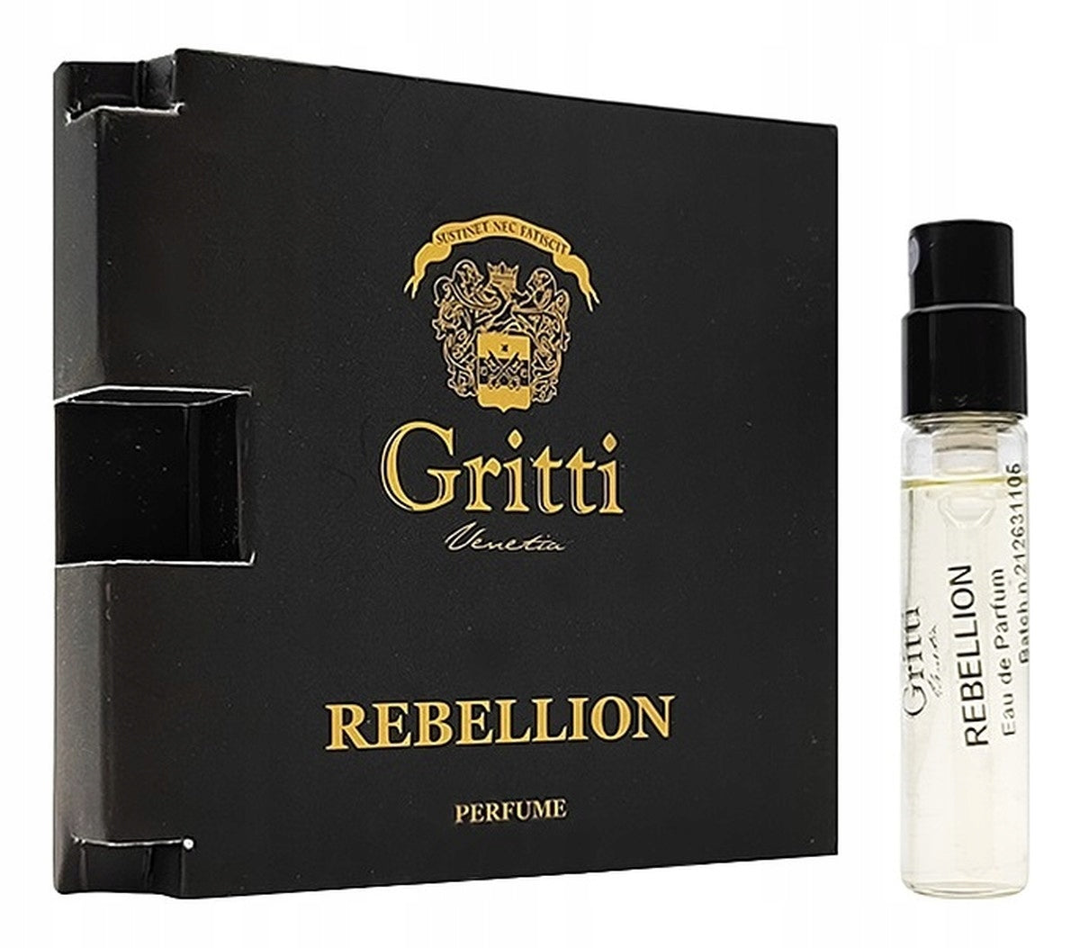 Gritti Rebellion hivatalos parfümminta 2 ml 0,06 fl. oz. termékkép