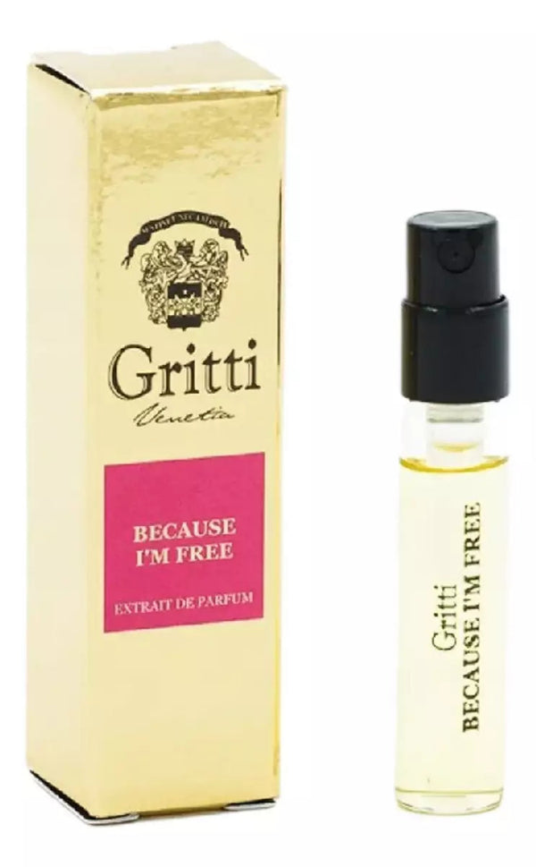Gritti Because I'm Free hivatalos parfümminta 2 ml 0,06 fl. oz.