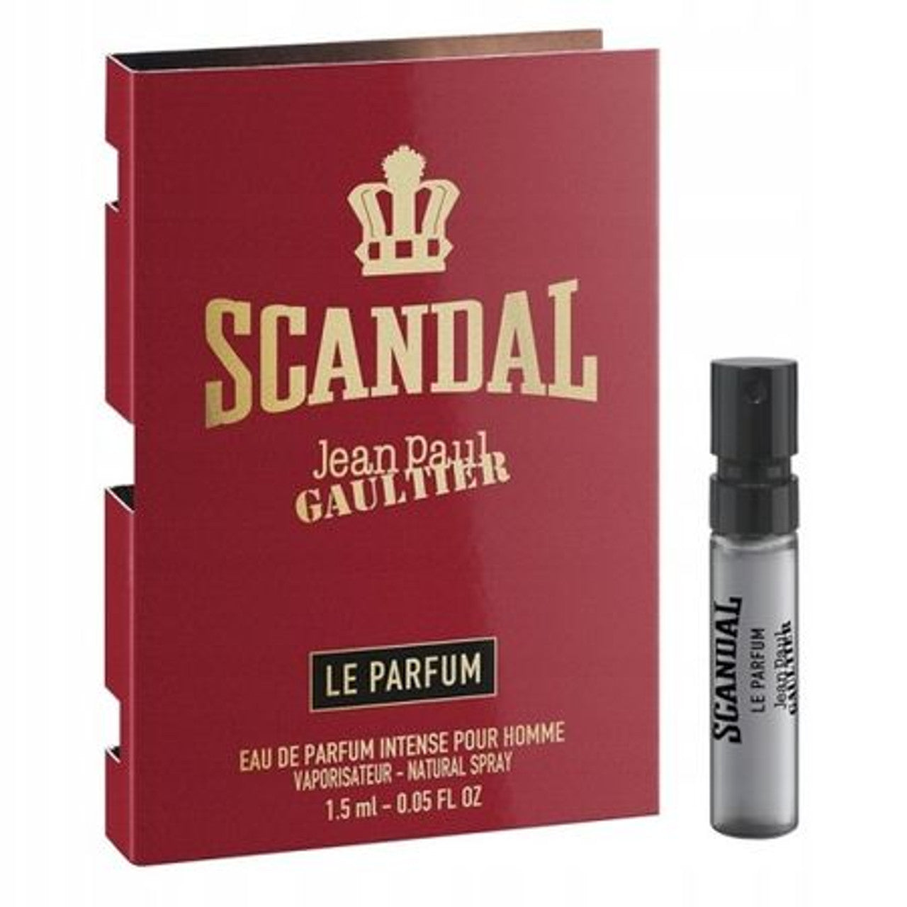 Jean Paul Gaultier Scandal Le Parfum Intense hivatalos parfüm minták, Jean Paul Gaultier Scandal Le Parfum Intense illat teszter
