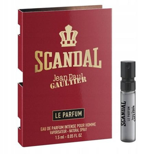 Jean Paul Gaultier Scandal Le Parfum Intense hivatalos parfüm minták, Jean Paul Gaultier Scandal Le Parfum Intense illat teszter
