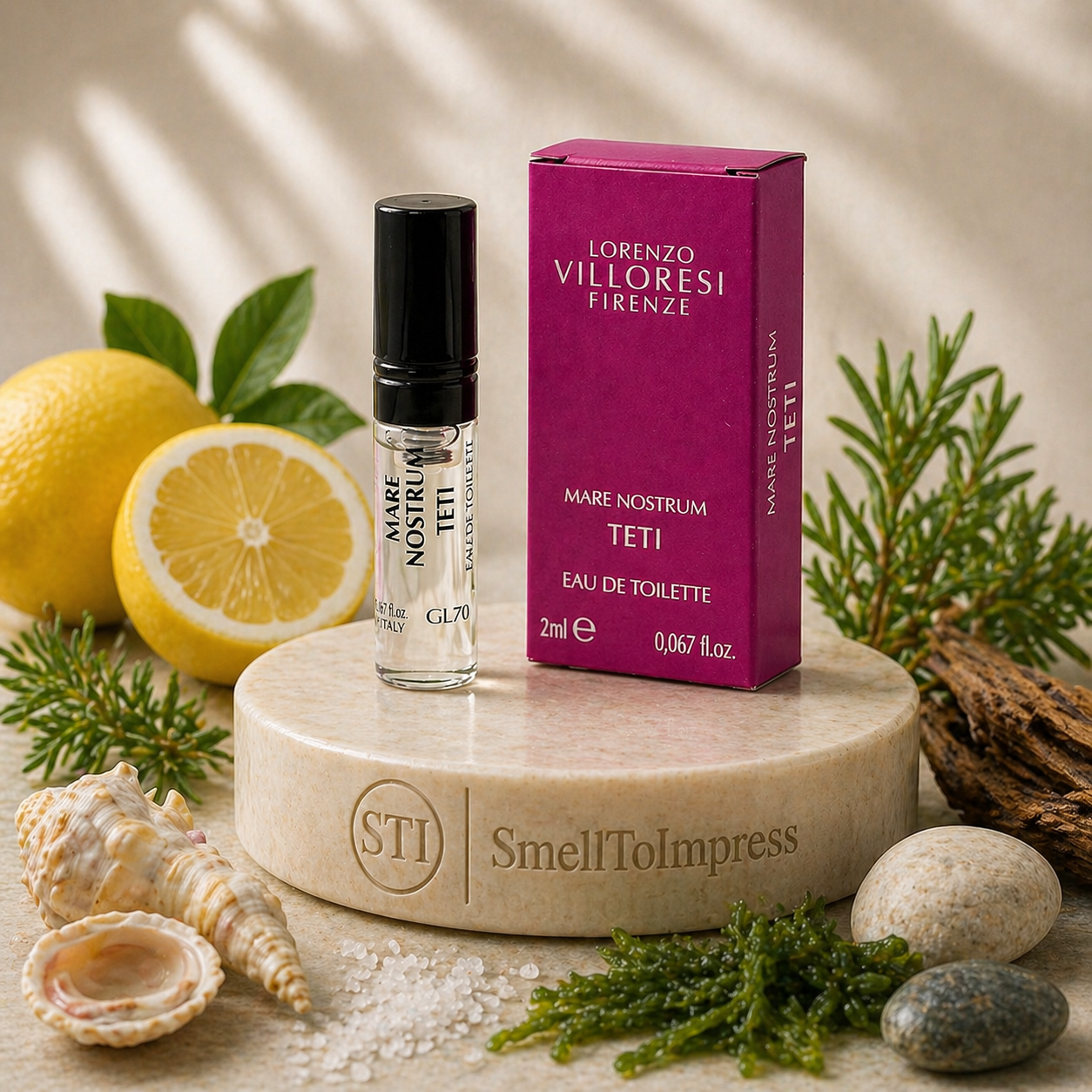 Lorenzo Villoresi Firenze Teti hivatalos parfümminta 2 ml 0,06 fl. oz. parfüm mintája képe