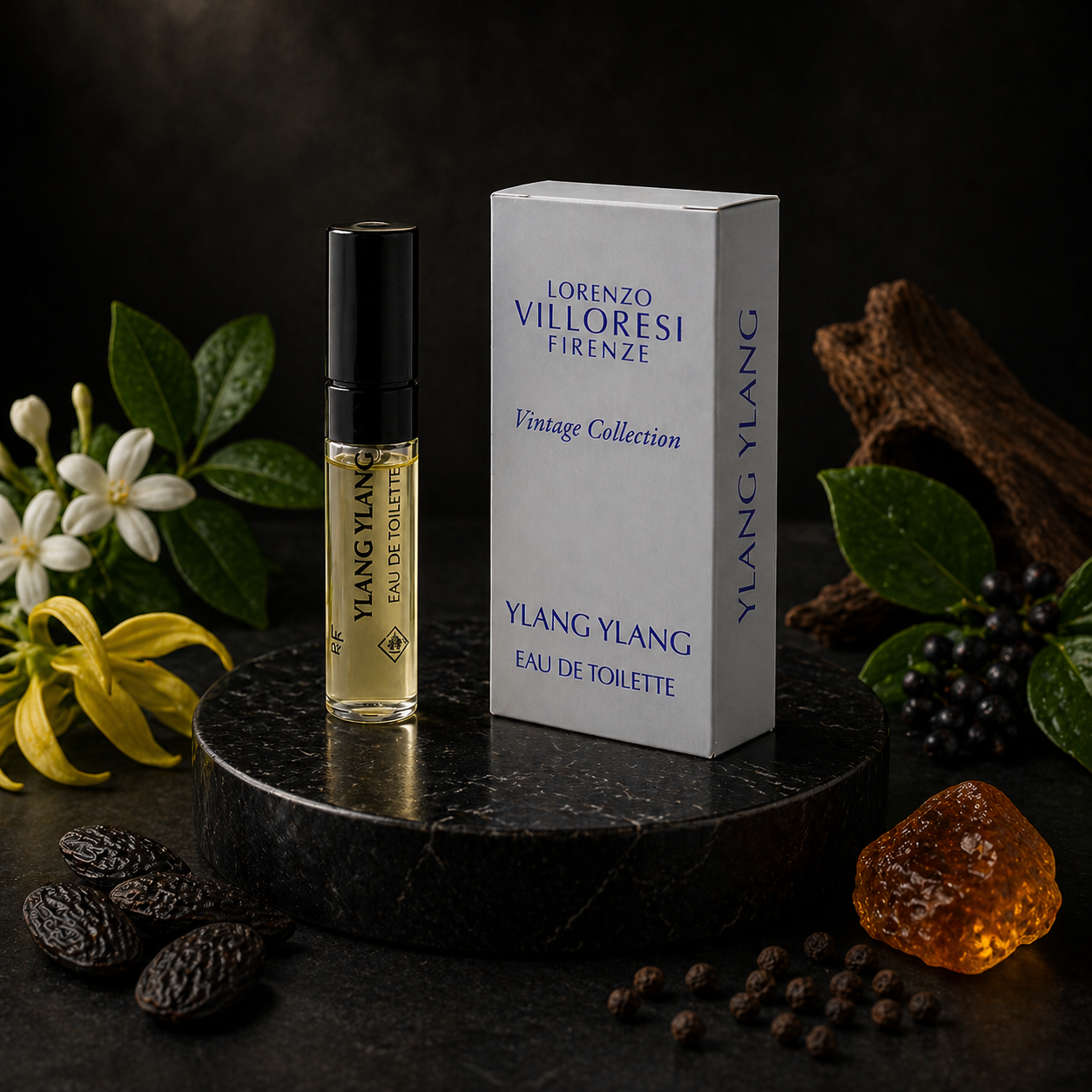 Lorenzo Villoresi Firenze Ylang Ylang hivatalos parfümminta 2 ml 0,06 fl. oz. parfümminta képe
