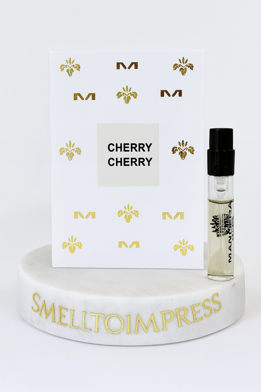 MANCERA Cherry Cherry Eau de Parfum 0,06 fl. oz. 2 ml hivatalos parfümminta a smelltoimpress luxus márványállványán