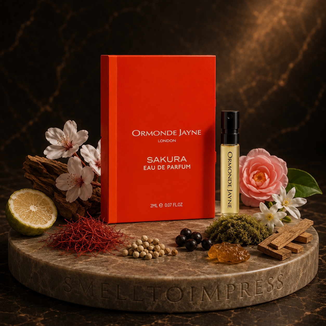 Ormonde Jayne Sakura 2 ml 0,06 fl. oz. hivatalos parfümminta képe
