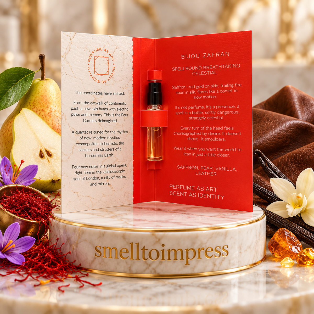 Ormonde Jayne Bijou Zafran 2,5 ml hivatalos parfümminták a Smelltoimpress-től