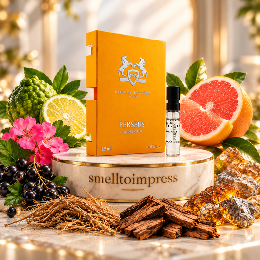 Parfums de Marly Perseus 1,5 ml hivatalos parfümminta képe a Smelltoimpress-től