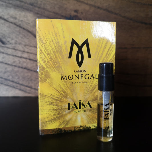 Ramon Monegal Faisa Pure Joy hivatalos parfüm minta 2ml 0,06 fl.o.z. parfüm teszter