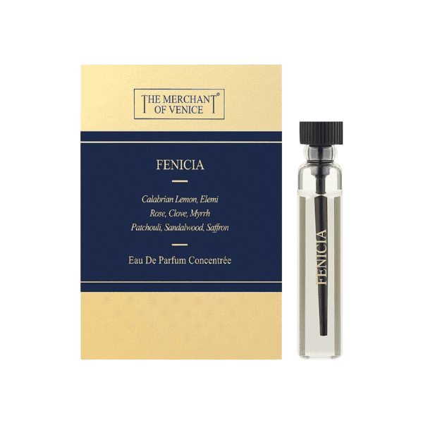 A velencei kalmár Fenicia 2ml/0,06 fl.oz. hivatalos illatminta parfüm teszter