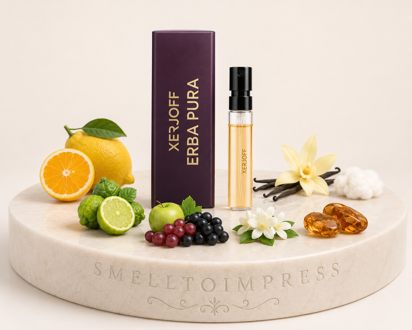 Xerjoff Erba Pura hivatalos parfümminta képe 2 ml 0,06 fl. oz