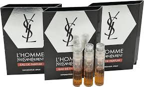 Yves Saint Laurent L' Homme Eau de Parfum 1,2 ml 0,04 oz hivatalos parfüm minta, parfüm teszter