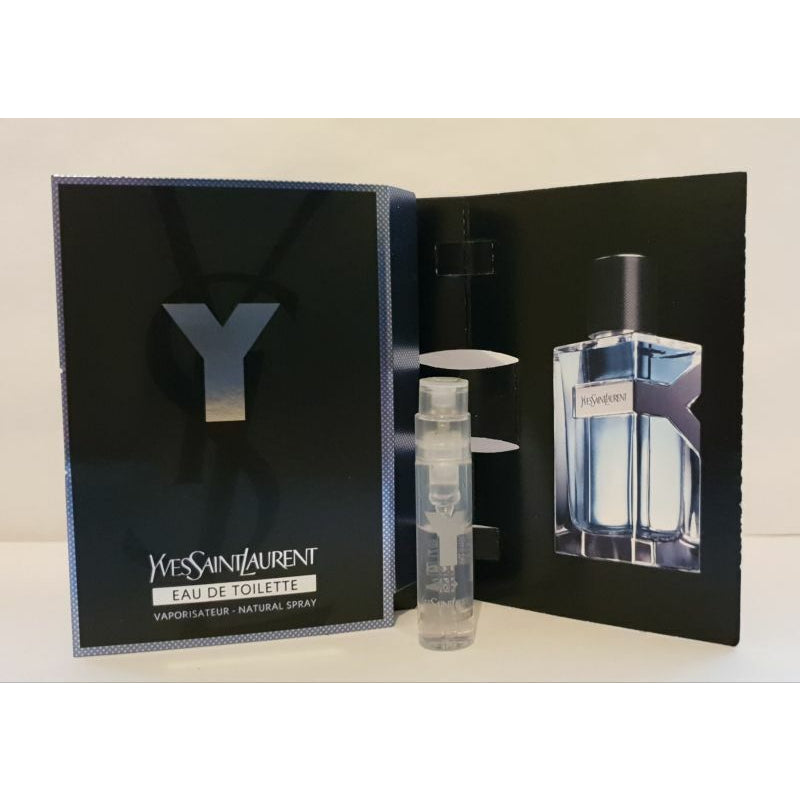 Yves Saint Laurent Y Eau de Toilette 1,2 ml 0,04 oz hivatalos parfüm minta, parfüm teszter