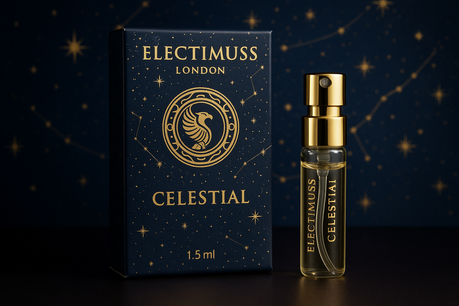 Electimuss London Celestial 1,5 ml 0,05 fl. oz. hivatalos parfümminta