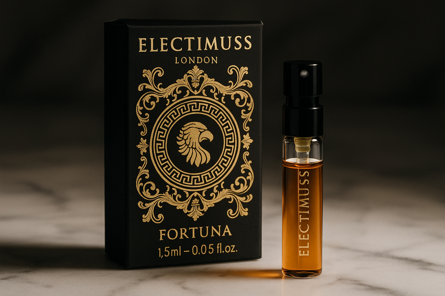 Electimuss London Fortuna 1,5 ml 0,05 fl. oz. hivatalos parfümminta