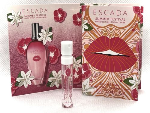 Escada Summer Festival limitált kiadás 1,2 ml 0,04 fl. oz. hivatalos parfümminta