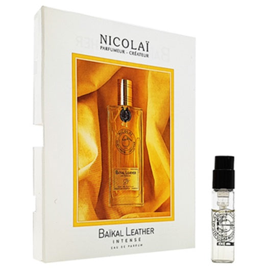 hivatalos parfüm minták a Nicolai Baikal Leather illathoz 1,8ml 0,07 oz. parfüm teszter