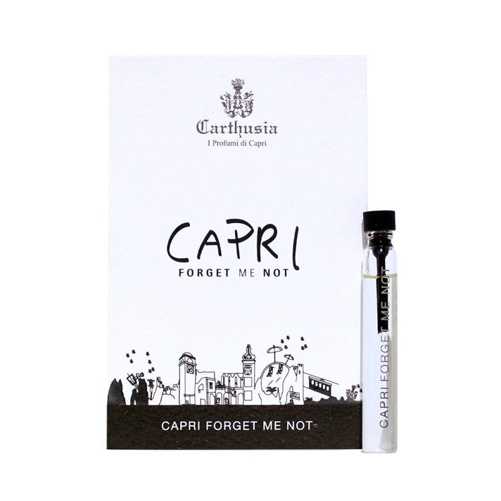 hivatalos parfüm minta Carthusia Capri Forget Me Not méret 2ml 0,06 oz.