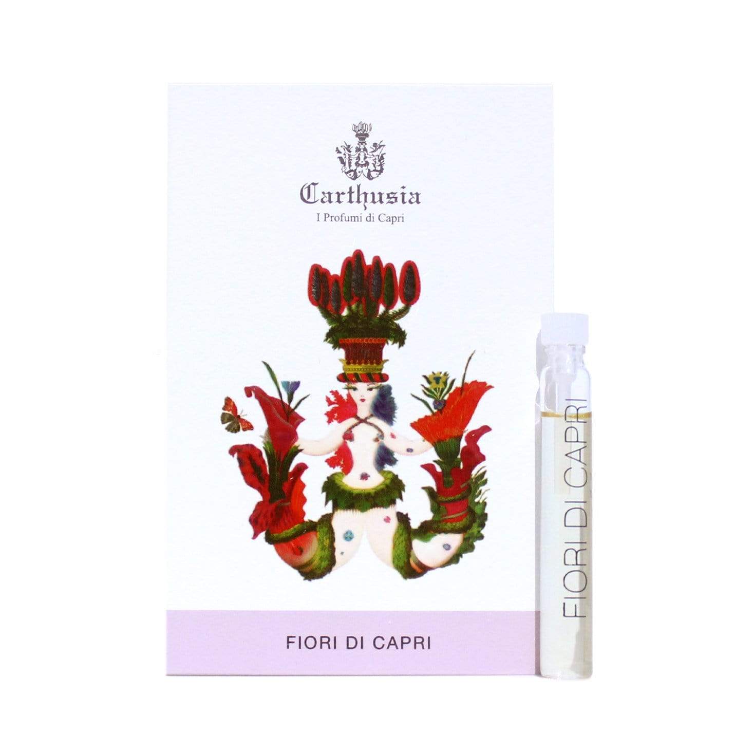 hivatalos parfümminta Carthusia Fiori di Capri, méret 2 ml 0,06 oz.