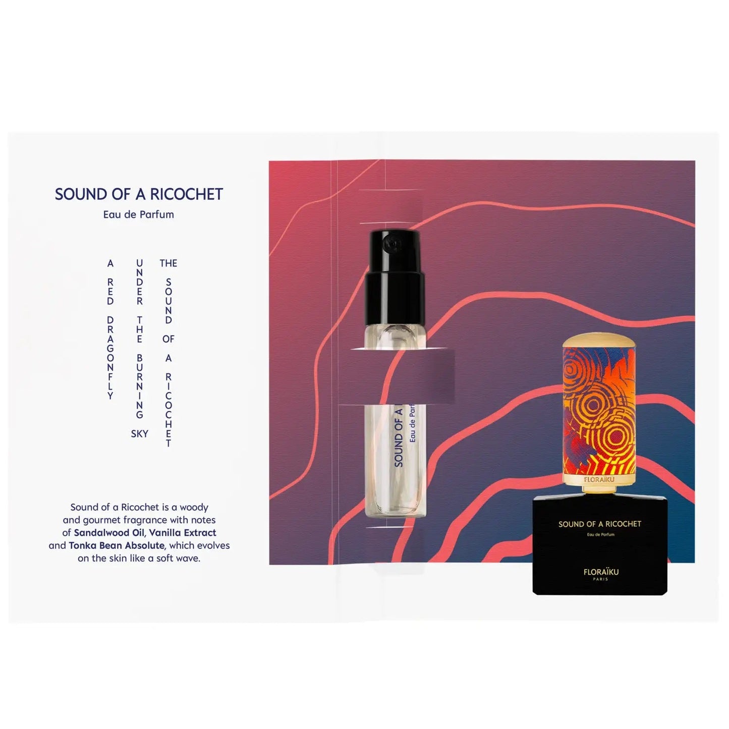 hivatalos parfümminta a Floraiku Sound OF A Ricochet illatból 1,5 ml