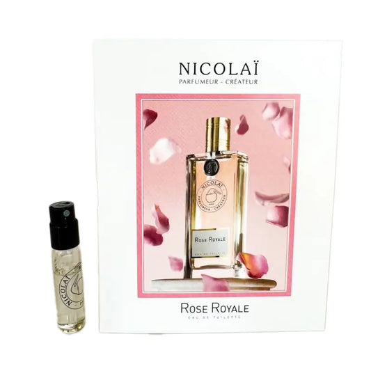 hivatalos parfüm minták a Nicolai Rose Royale illathoz 1,8ml 0,07 oz. parfüm teszter