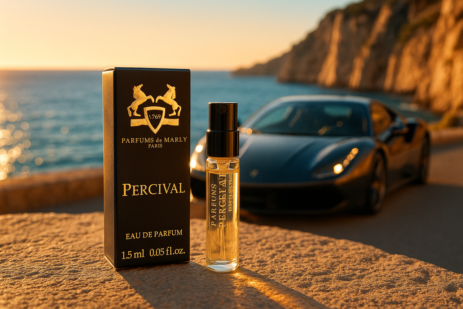 Parfums De Marly Percival hivatalos illatminta 1,5ml 0,05 fl. oz. parfüm teszter