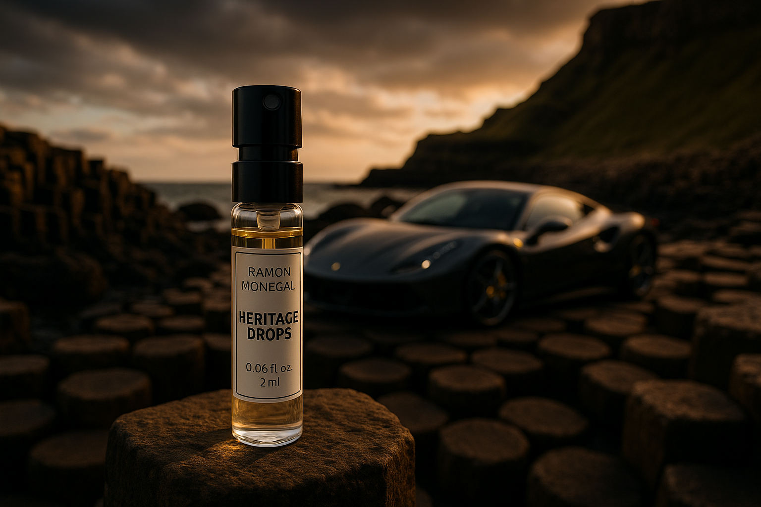 Ramon Monegal Heritage Drops hivatalos parfüm minta 2ml 0,06 fl.o.z. parfüm teszter