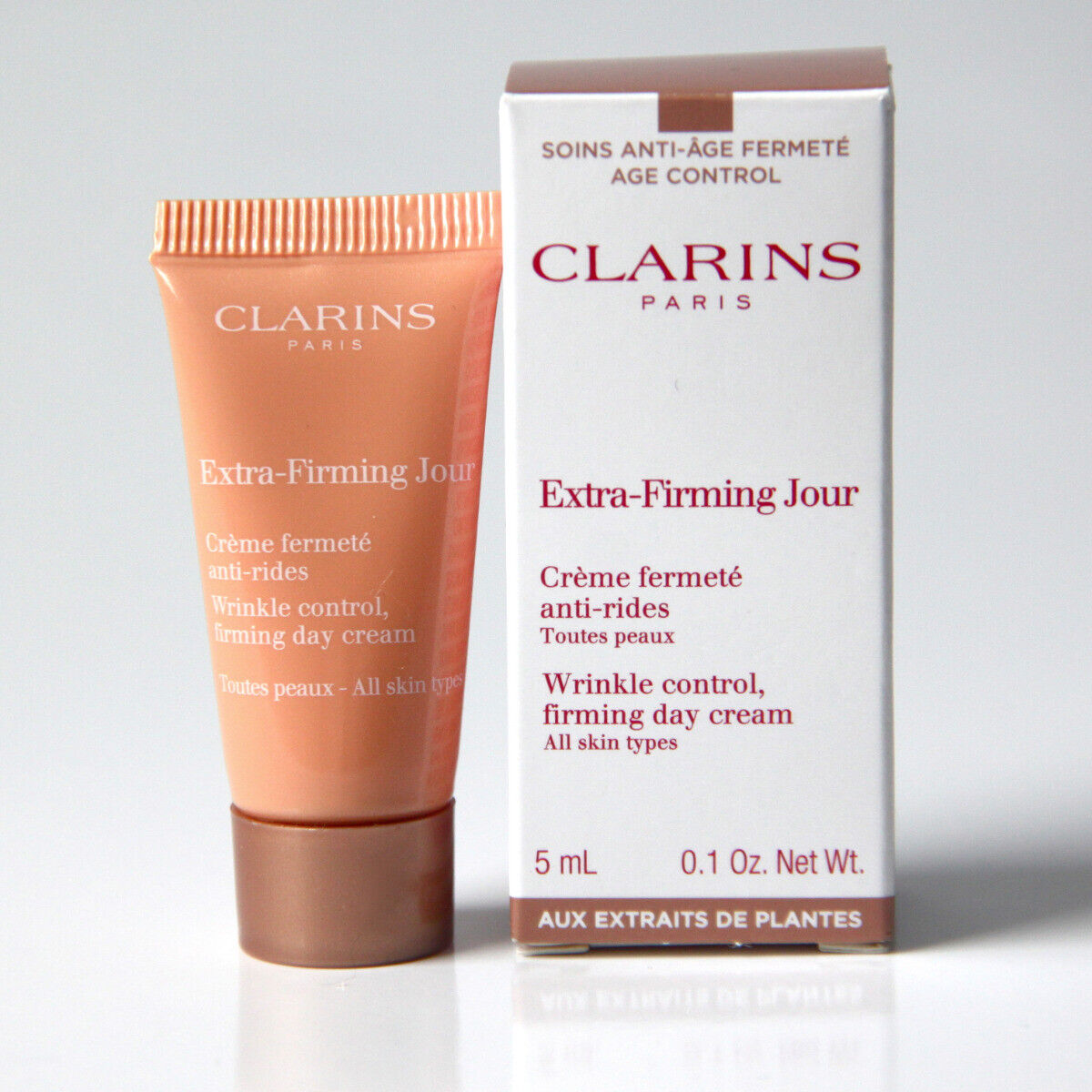 Clarins Extra-Firming Jour Mini bőrápoló minta 5ML 0,1 oz. Minden bőrtípusra
