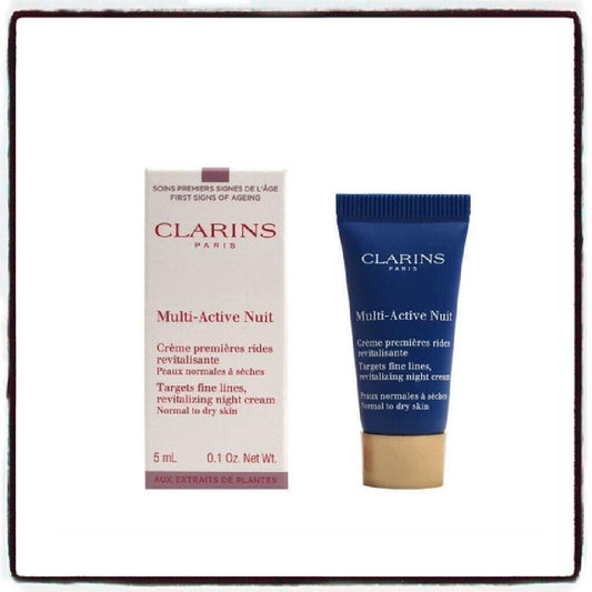 Clarins Multi-Active Nuit Mini bőrápoló minta 5ML normál és száraz bőrre