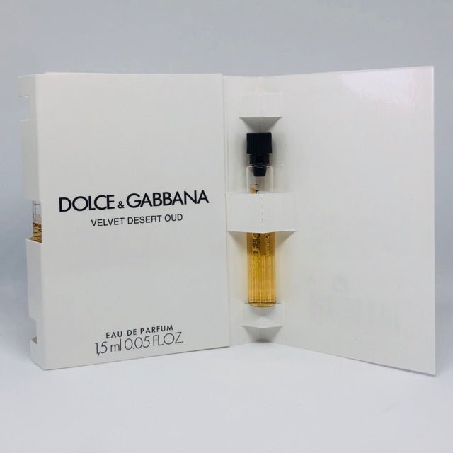 Velvet Desert Oud By Dolce & Gabbana 1,5 ml 0,05 fl. oz. hivatalos parfümminta