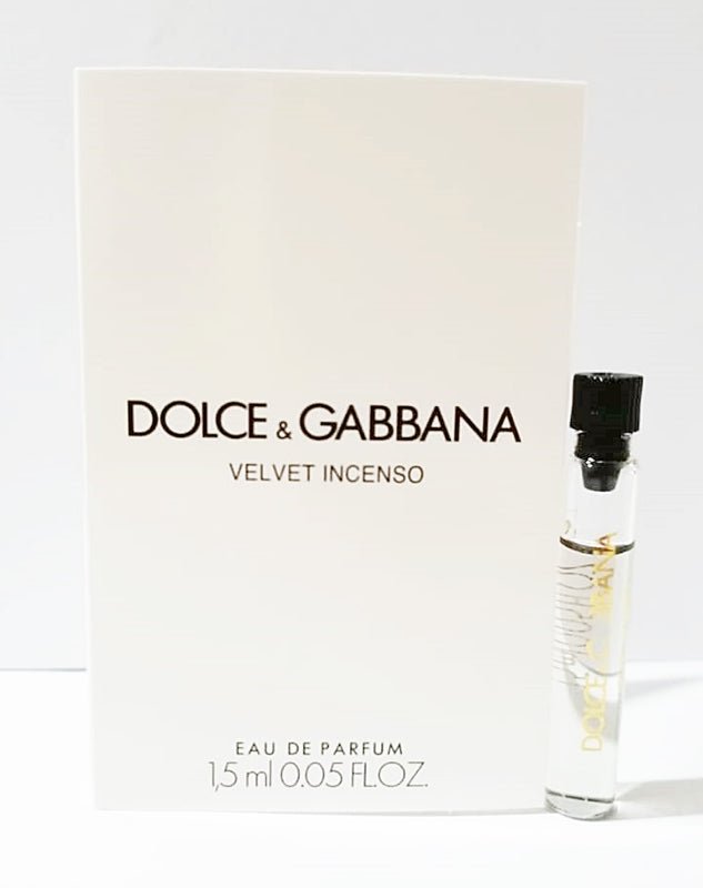 Velvet Incenso By Dolce & Gabbana 1,5 ml 0,05 fl. oz. hivatalos parfümminta