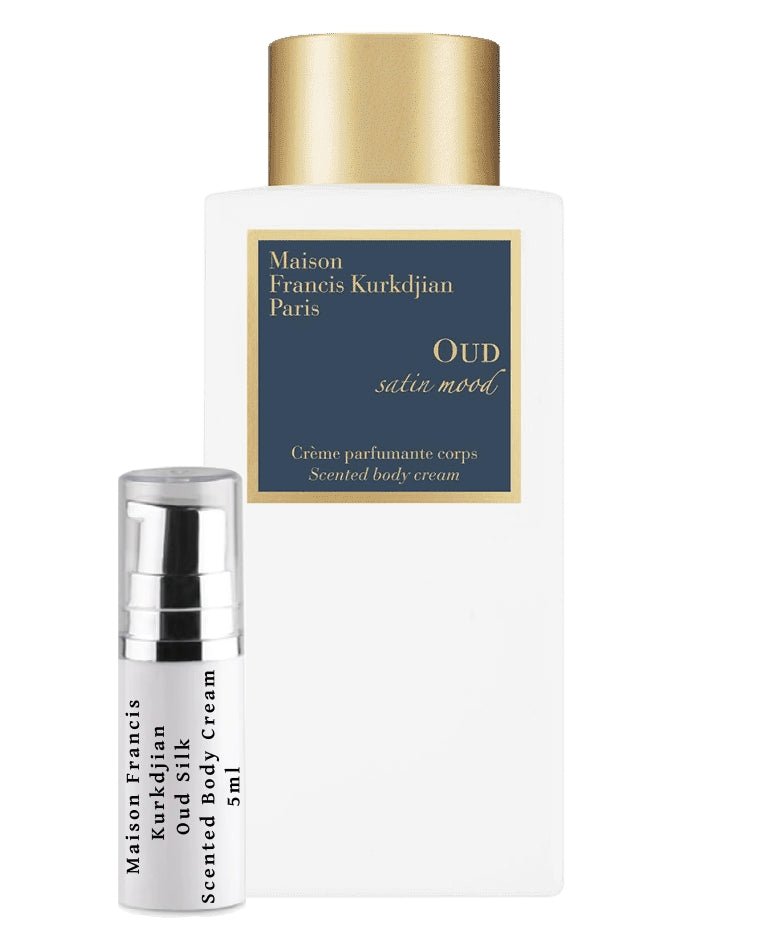 Maison Francis Kurkdjian Oud Silk illatosított testápoló krém minta 5ml utazó spray