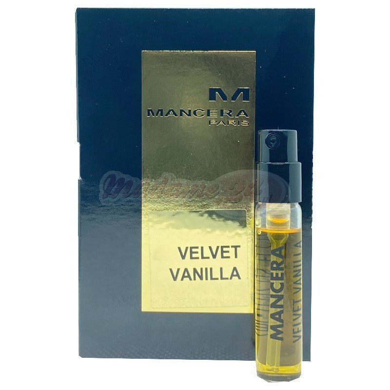 Mancera Velvet Vanilla hivatalos parfüm minta 2 ml 0,06 fl. oz.